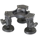 ラムマウント RAM Mounts トリプルマグネットベース AMPSホールパターン ボール無し RAP-365B-1-339U HD店