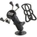 ラムマウント RAM Mounts Xグリップ&貼付ベースセット 標準アーム 1インチボール スマートフォン用 RAP-B-378-UN7U HD店