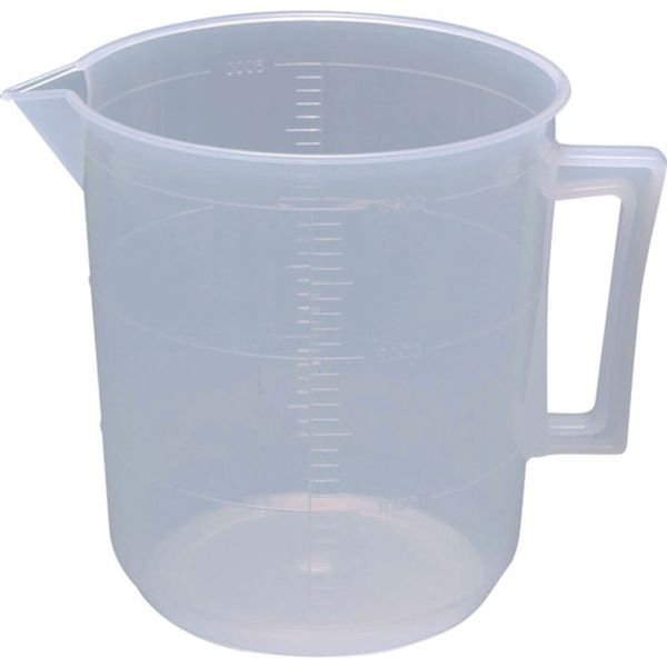 【メーカー在庫あり】 瑞穂化成工業(株) 瑞穂 PP手付ビーカー3L 0056 HD店