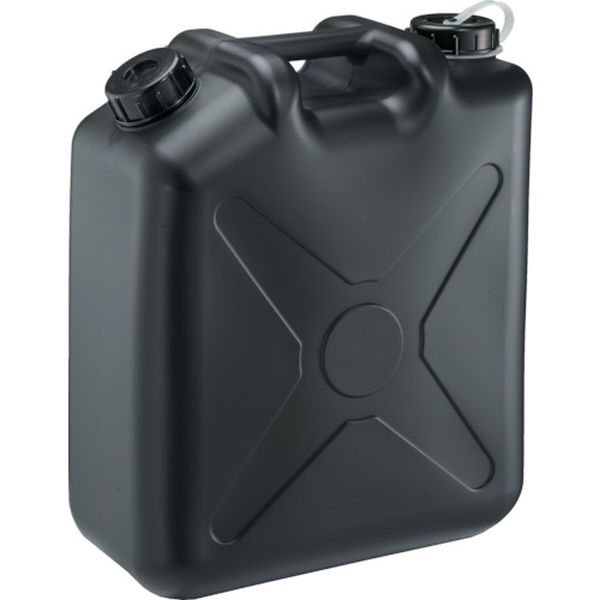 【メーカー在庫あり】 瑞穂化成工業(株) 瑞穂 扁平缶20Lブラックノズルなし 0207BK HD店