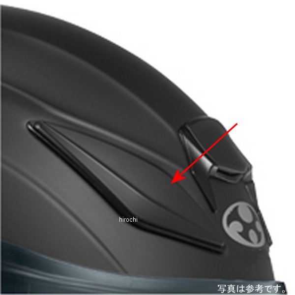 オージーケーカブト OGK KABUTO F19ヘッドサイドベンチレーション SHUMA用 フラットブラック 右 4966094602222 HD店