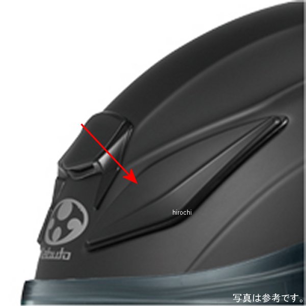 オージーケーカブト OGK KABUTO F19ヘッドサイドベンチレーション SHUMA用 フラットブラック 左 4966094602239 HD店