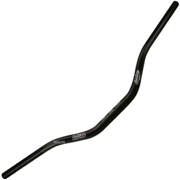 ドミノ domino オンロードジュラルミンテーパーバー ハイタイプ 黒 汎用 0460.94.10.04 HD店