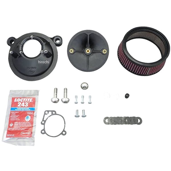 S&Sサイクル S&S Cycle ステルスエアクリーナーキット99年-17年 ツインカムでS&SシングルボアVFI 58mmスロットルボディー搭載車両高性能吸気システムを搭載した、ステルスエアークリーナーキットです。170-0284楽天 HD店