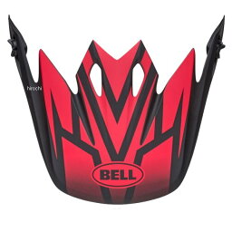 【メーカー在庫あり】 ベル BELL バイザー MX-9 MIPS ディスラプト マットブラック/赤 7137529 HD店