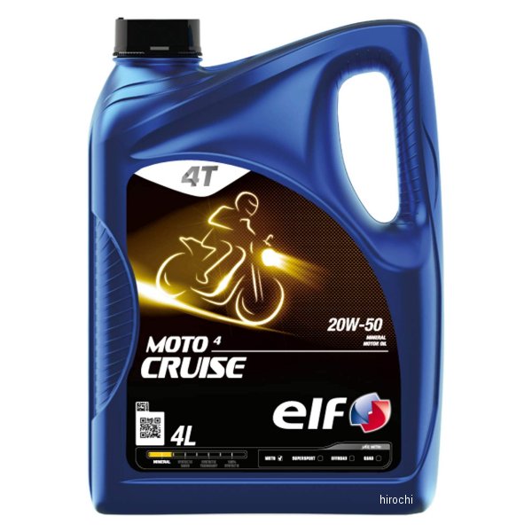 エルフ elf 4サイクルオイル MOTO 4 CRUISE 20W50 4L 3本入り 213953 HD店