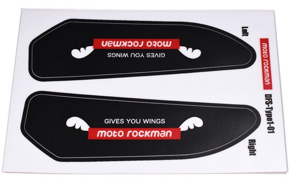 モトロックマン moto rockman ダウンフォーススライダーステッカー タイプ1用 ウイングマーク ST-DS1-W HD店