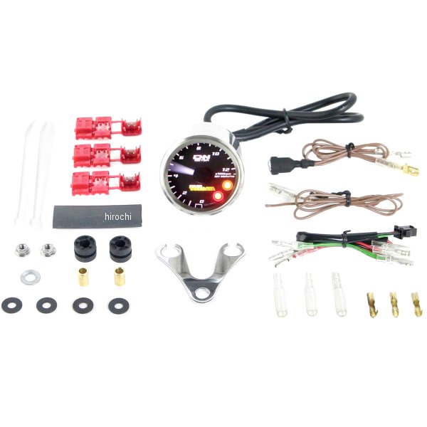 SP武川 スモールDNタコメーター φ48 12500rpm 汎用 レブインジケーター付き 05-05-0071 HD店