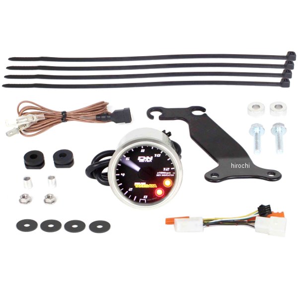 SP武川 スモールDNタコメーター φ48 12500rpm CT125 レブインジケーター付き 05-05-0079 HD店