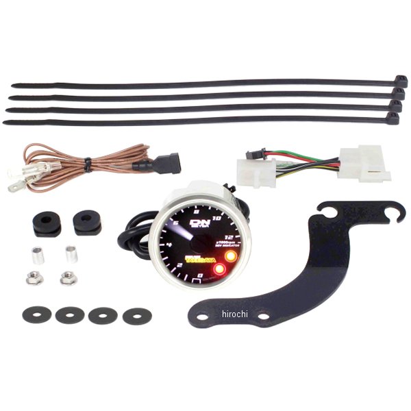 【メーカー在庫あり】 SP武川 スモールDNタコメーター φ48 12500rpm モンキー125 レブインジケーター付き 05-05-0080 HD店