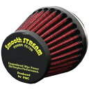 【メーカー在庫あり】 ピーエムシー PMC SMOOTH STREAM エアフィルター ラウンド 56φ 汎用 黒/赤 154-436 HD店