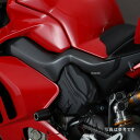アエラ AELLA フレームカバーカーボン ドゥカティ スーパーバイク パニガーレV4 V4R 黒 AC-V4-003-00-02 HD店