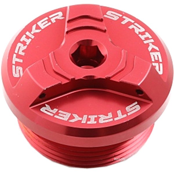 ストライカー STRIKER ビレットオイルフィラーキャップ M30xP1.5 Oリング付 汎用 赤 SS-0FC002-RE HD店