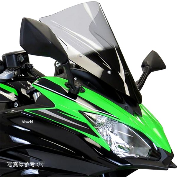 パワーブロンズ Powerbronze エアフロースクリーン 17年-19年 Ninja650 ダークスモーク 400-K140-002 HD店