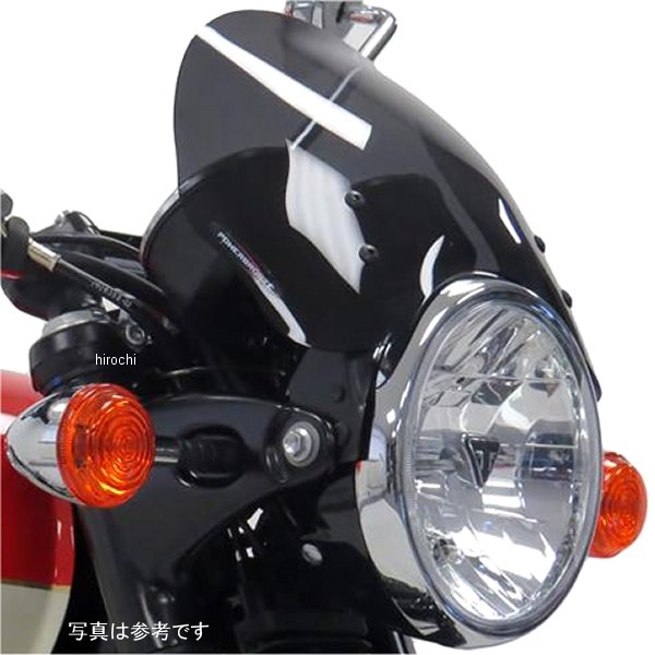 パワーブロンズ Powerbronze ネイキッドスクリーン 08年-20年 ボンネビルT100 ダークスモーク 430-U217..