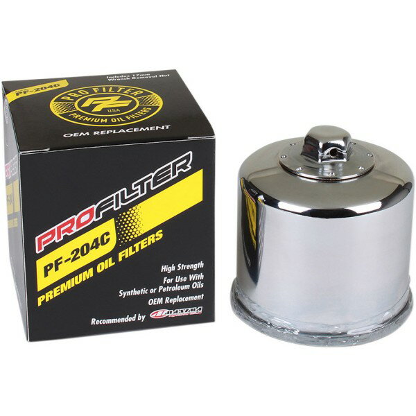 【USA在庫あり】 プロフィルター PRO FILTER オイルフィルター 10年-13年 ヤマハ Apex、06年-07年 ヤマハ Attack クローム 0712-0610 HD店