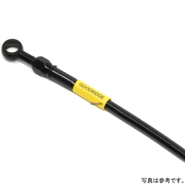 グッドリッジ ビルドアライン ブレーキホース リア 12年-20年 ZX-14R ABS ステンレス/黒 20771881 HD店