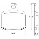 アコサット ACCOSSATO ブレーキパッド AGPA42 オーガニック RC213V-S 1000、H2R、H2 カーボン NINJA 403-AGPA042-OR HD店