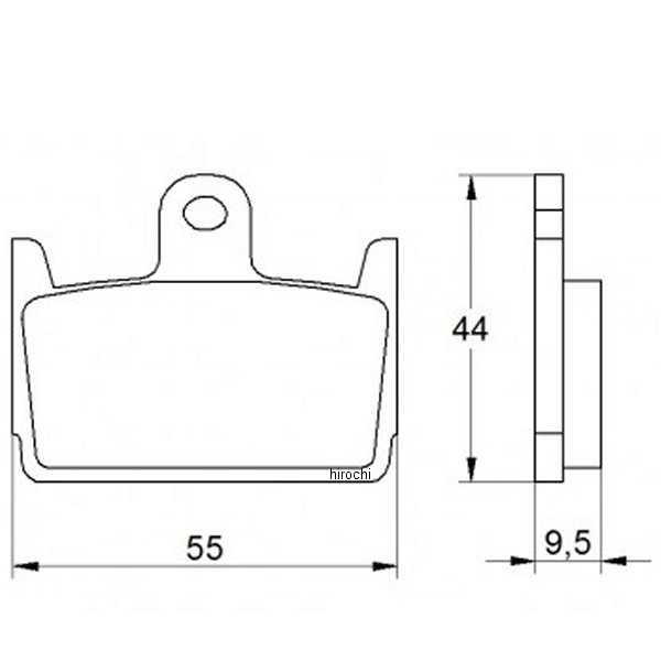 アコサット ACCOSSATO ブレーキパッド AGPP150 オーガニック SZX50 X8R-S SZX 50 X8R-X 403-AGPP150-OR HD店