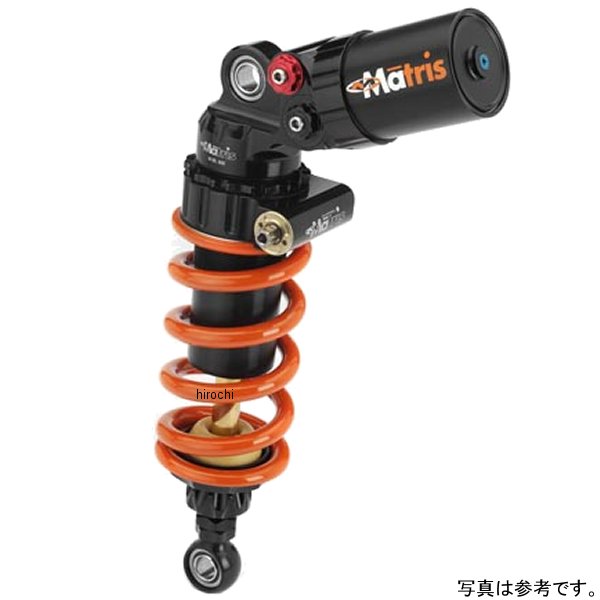 マトリス MATRIS リアショック M46R 油圧プリロードアジャスター付き 04年以降 アプリリア RS125GP MH207.01R HD店