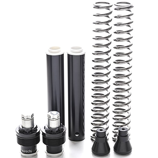 マトリス MATRIS スプリングキット FKE08年-11年 ヤマハ T-MAX500タイプ:FKE【付属品】・T-MAX専用フォークキャップ.Matris製スプリング・オイルフローレギュレーター・専用スプリング スペーサー【注意】このキットにはフォークオイルが付属しておりません。別途フォークオイル SAE 15相当のオイルを1リットルご用意ください。【テクニカルデータ】伸び側調整:×圧側調整:×推奨オイルレベル:100mmスプリング外径:36φmm使用スプリング長:260mm標準スプリングレート:9.0N/mm推奨フォークオイル:SAE 15Wカートリッジ有効ストローク:mmオーバーホール可12ヶ月保証(要ユーザー登録)【特徴】Matris スプリングキット KEは、ダンパーロッドタイプのフロントフォーク用スプリングキットです。純正ダンパーロッド上部に減衰力を向上させるオイルフローレギュレータを配置し、車種専用カラーとMatris製スプリング組み込みます。・ モデルによりプリロードアジャスター付きジュラルミン7075製トップキャップが付属。写真は参考です。商品の仕様がメーカー都合により変更される場合があります。何卒ご了承ください。FY118KE楽天 HD店