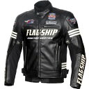 フラッグシップ FLAGSHIP 秋冬モデル イグナイトPUレザージャケット 黒/白 3Lサイズ FJ-W193 HD店
