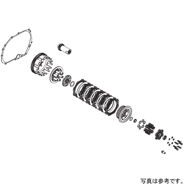 【メーカー在庫あり】 SP武川 スペシャルクラッチインナーキット KSR110 KLX110 KSR110 02-01-0171 HD店