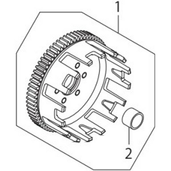 SP武川 クラッチアウターASSY モンキー (シッシキ) 00-00-1698 HD店