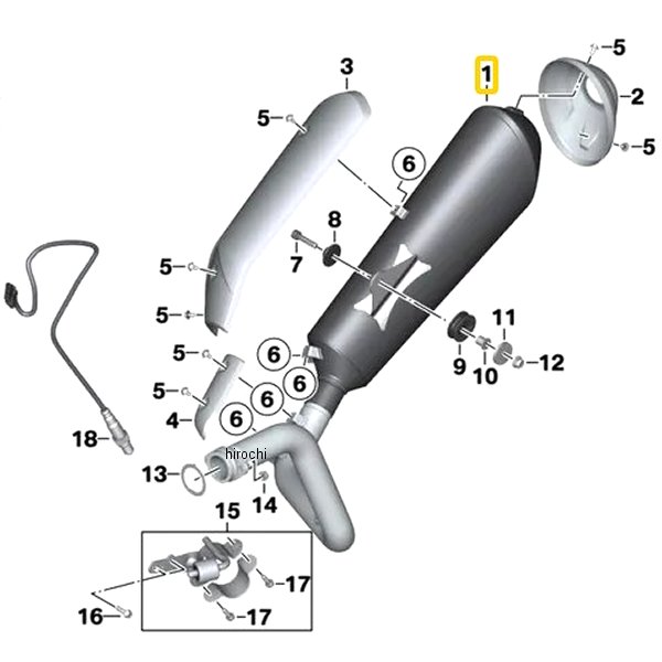 BMW純正 マフラーASSY 18518556578 HD店