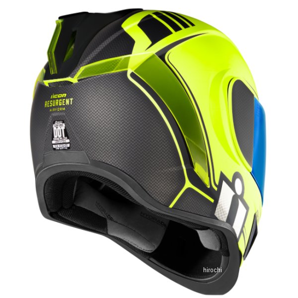 アイコンICON2022年春夏モデルフルフェイスヘルメットHELMETAIRFORMRESURGENTハイビズLGサイズ0101-14758HD店