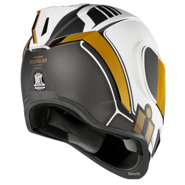 アイコンICON2022年春夏モデルフルフェイスヘルメットHELMETAIRFORMRESURGENT白XLサイズ0101-14773HD店