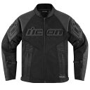 アイコン ICON 春夏モデル ジャケット JACKET MESH AF LEATHER CE 黒 2XLサイズ 2810-3901 HD店