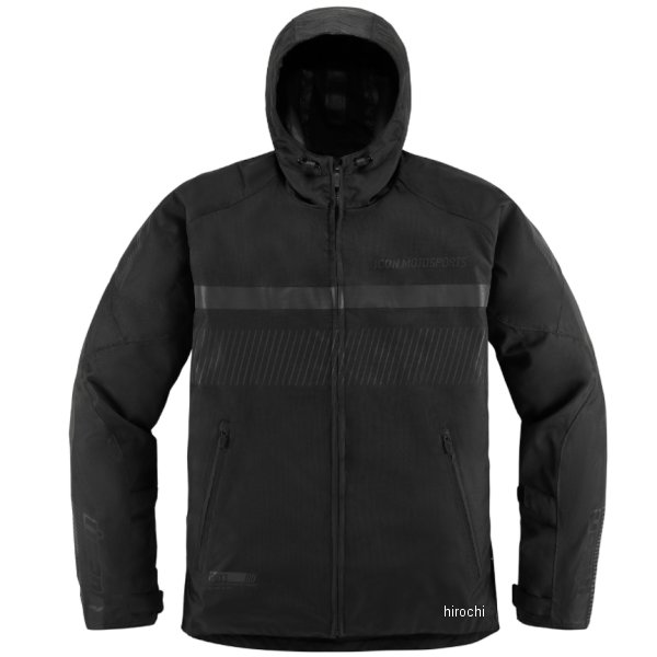 アイコン ICON 春夏モデル ジャケット JACKET PDX3 CEサイズ:Sカラー:ブラック・ICONリラックスフィット・Hycor透湿防水生地・内部300Dポリエステルで強化・脱着可能インナーベスト・脇下大型ベンチレーション・フードは丸めて収納可能・脱着可能D3Oプロテクター装備(背中、肩、肘)EN 1621-2:2014 / EN 1621-1:2012・CE安全規格 EN 17092-4:2020 class A取得2820-5809楽天 HD店
