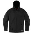 アイコン ICON 春夏モデル フーディー HOODY UPARMOR 黒 4XLサイズ 3050-6146 HD店