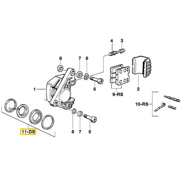 BMW純正 R/K キャリパ- 34211237234 HD店
