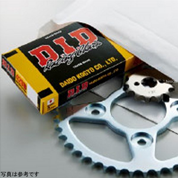 DID 大同工業 チェーン D110CP-2 チェーン&スプロケット前後セット スーパーカブ110プロ 428用 スチール 4525516909976 HD店