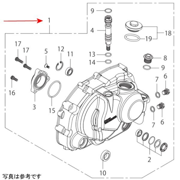 SP武川 RクランクケースカバーASSY 油圧式 DR-Z110 、KSR110、KLX110 00-02-0390 HD店
