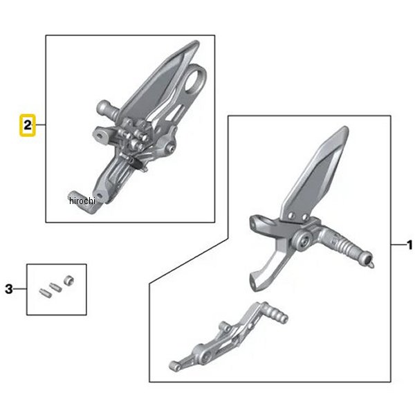 BMW純正 フット レスト装置 RH 77251540006 HD店