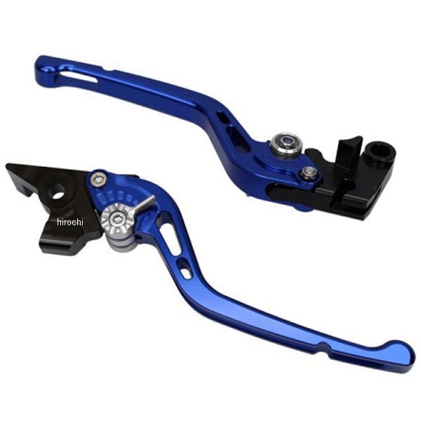 【メーカー在庫あり】 ユーカナヤ U-KANAYA GPタイプ アルミ削り出しビレットレバーセット 22年以降 CBR400R、400X ブルー HO082-010-0504 HD店