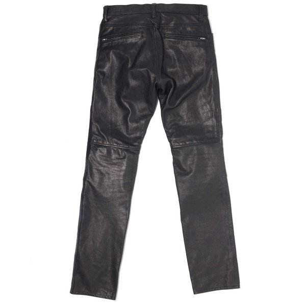 カドヤKADOYA2022年春夏モデルLIGHTLEATHERPANTSレザーパンツ黒Mサイズ2277HD店