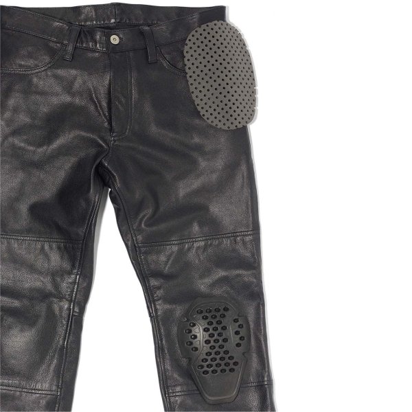 カドヤKADOYA2022年春夏モデルLIGHTLEATHERPANTSレザーパンツ黒Mサイズ2277HD店