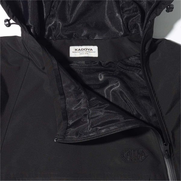 カドヤKADOYA2022年春夏モデルROUNDZIPアノラックジャケット黒LLサイズ6592HD店