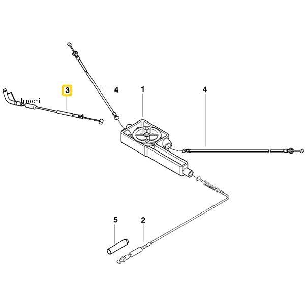 BMW純正 アクセル ケーブル 32737659691 HD店