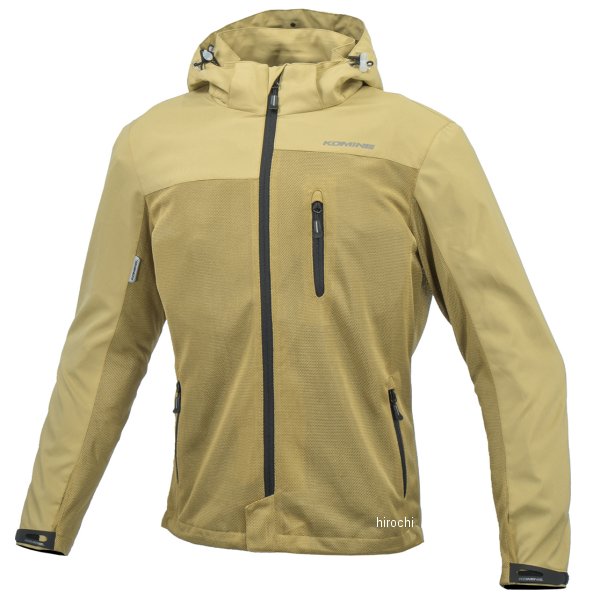 コミネ KOMINE 春夏モデル プロテクトメッシュパーカ テン ベージュ レディース WLサイズ JK-114 HD店