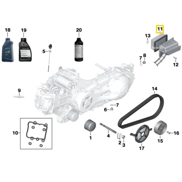 BMW純正 エア フィルター ボックス 13718552430 HD店