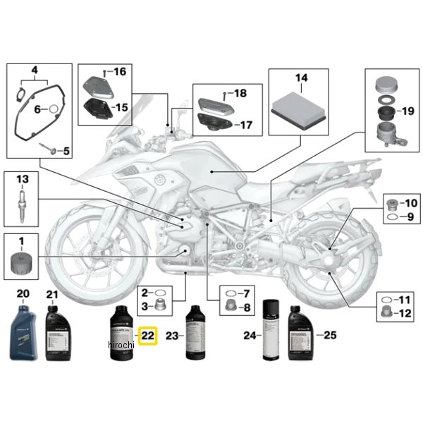 BMW純正 油圧オイル Hyspin V10 21522455540 HD店