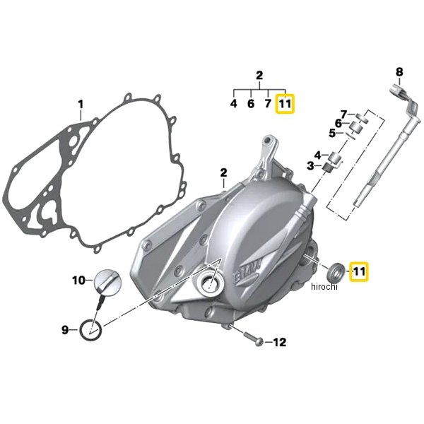 BMW純正 オイルシール 11142343038 HD店