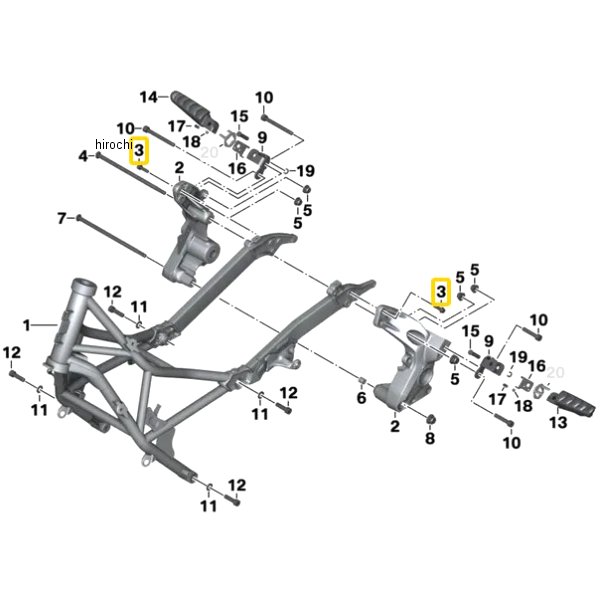 BMW純正 (SO)ボルト 46538534591 HD店