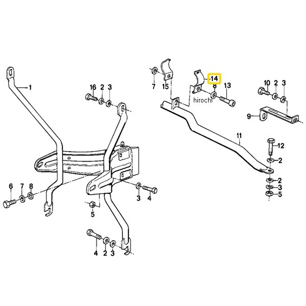 BMW純正 ブラケット 46631455461 HD店