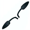 【メーカー在庫あり】 クリアキン Kuryakyn ティアドロップミラーセット 汎用 黒 1708 HD店